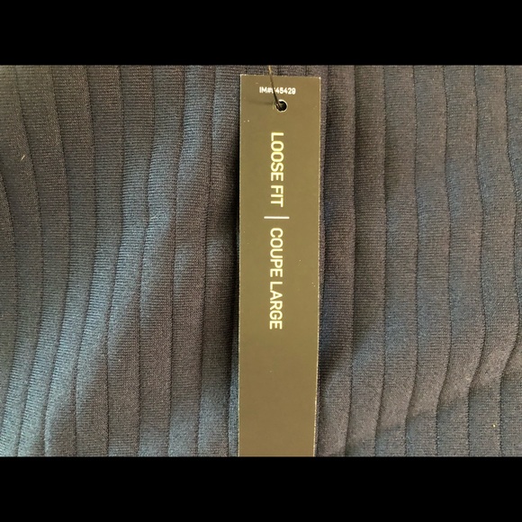 ~SOLD~ Nike JDI Quilted Crew, Obsidian/Grey, Sz S - Picture 6 of 8